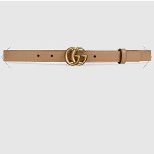 Gucci double GG belt